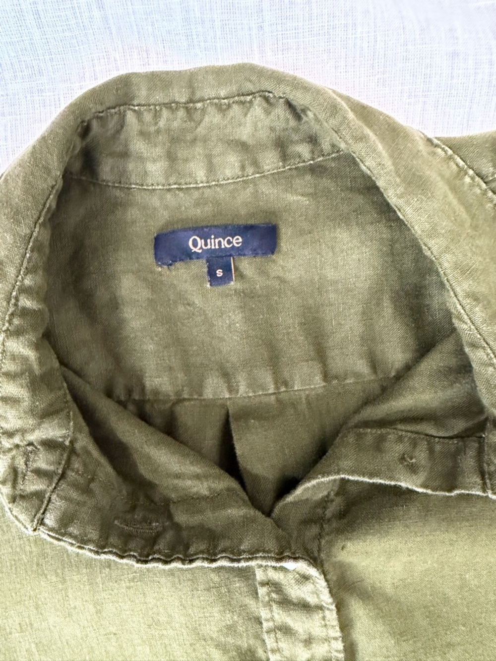 100% European Linen Long Sleeve Shirt - Picture 4 of 7